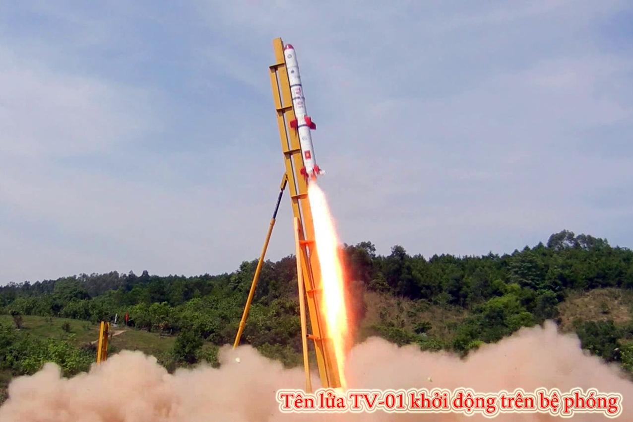 Tiếp cận kỹ thuật phóng tên lửa đẩy tầm thấp bằng mô hình vật lý dựa trên cơ sở mẫu tên lửa thử nghiệm TV-01